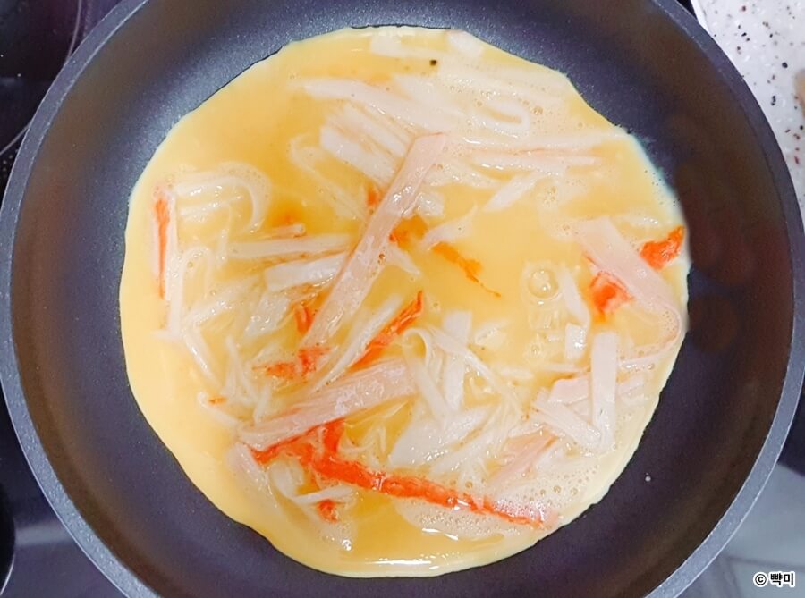 크래미-요리-간장계란덮밥-다이어트-레시피