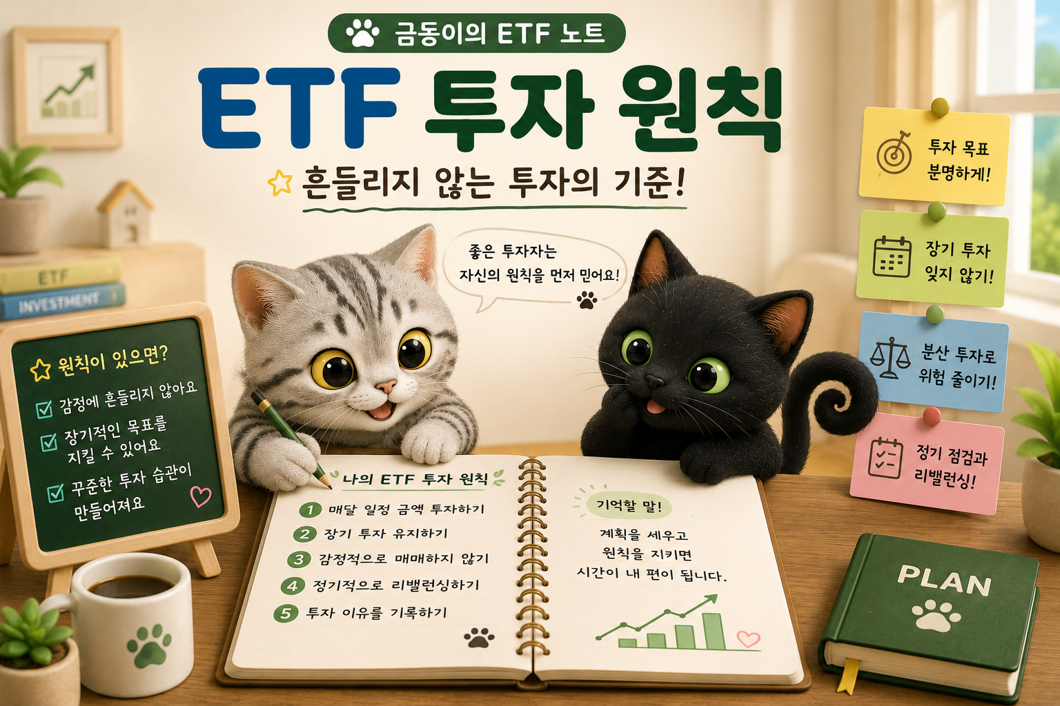 국내 주식 ETF투자 원칙 관련 내용