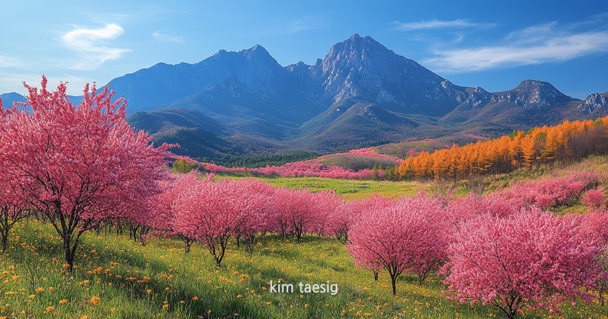 가리산의 사계절