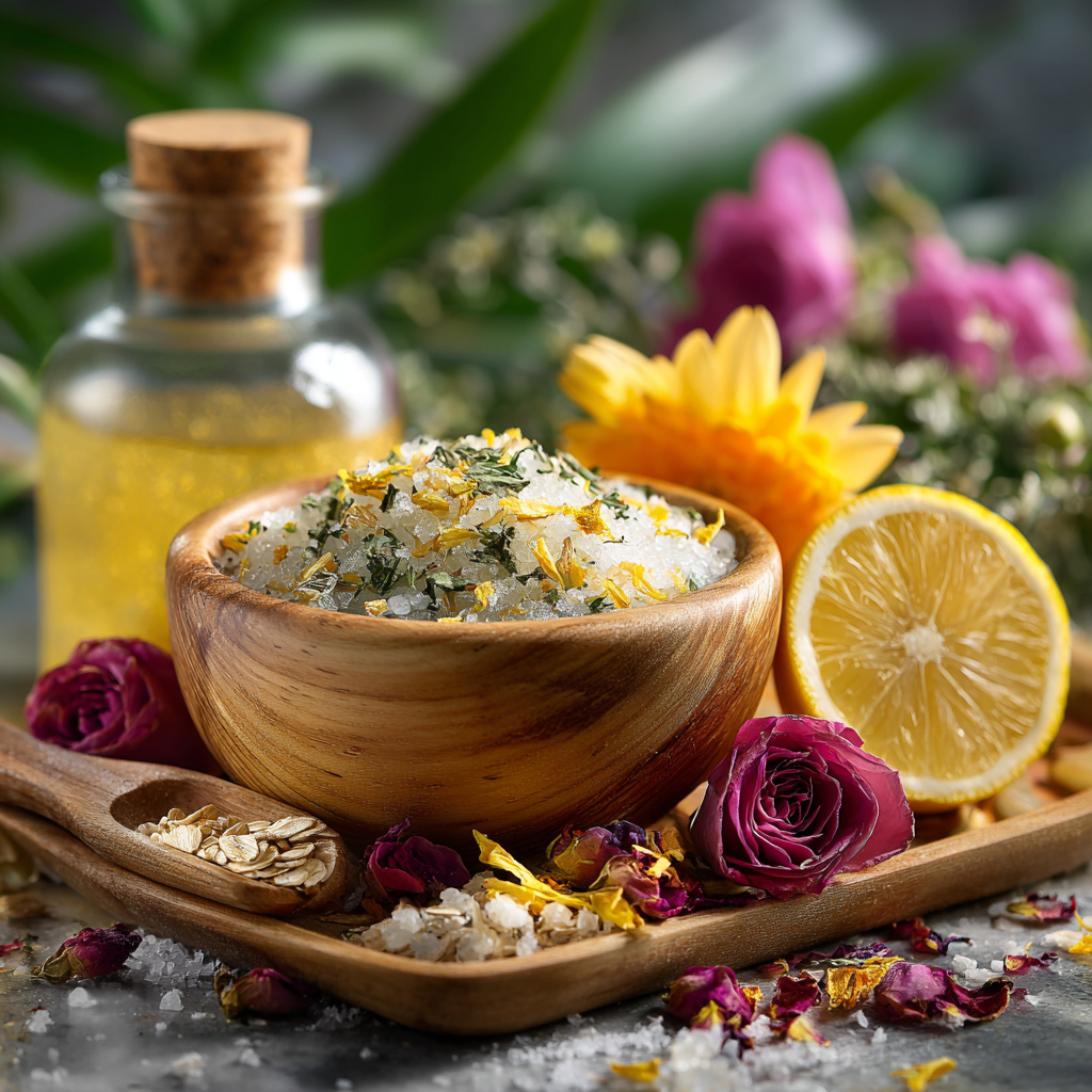 천연 목욕제 만들기