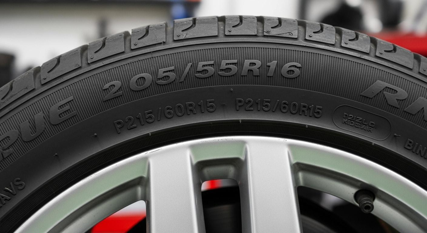 자동차타이어 싸이즈