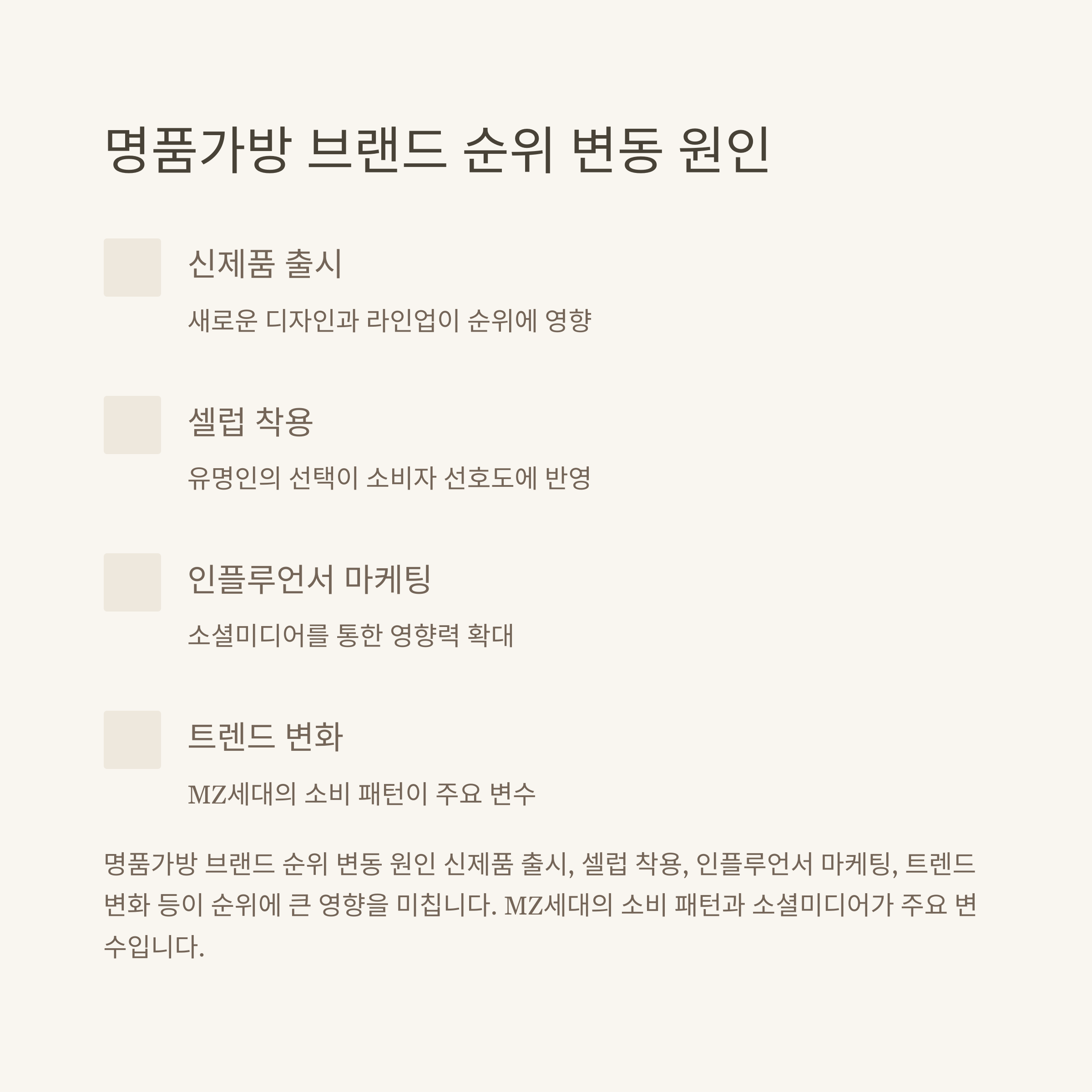 명품가방 브랜드 순위 완벽 정리: 2025 인기 TOP 10부터 여자 가방 브랜드 실사용 후기까지9