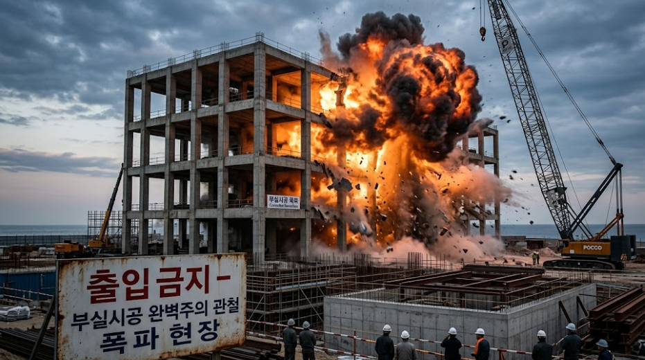 "부실 공사는 용납 못 한다" 영일만을 뒤흔든 거대한 폭파 전설