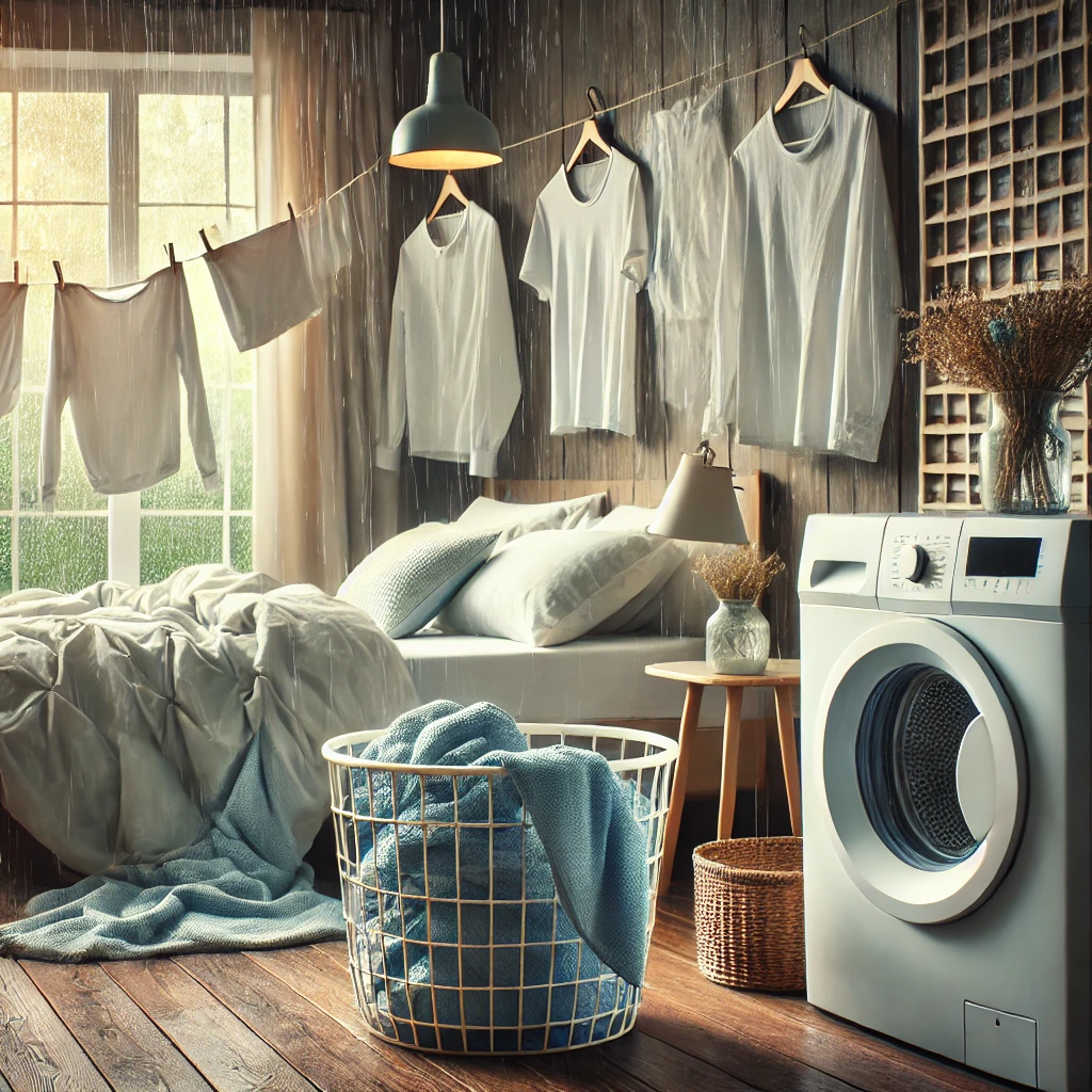 정기적인 세탁과 건조