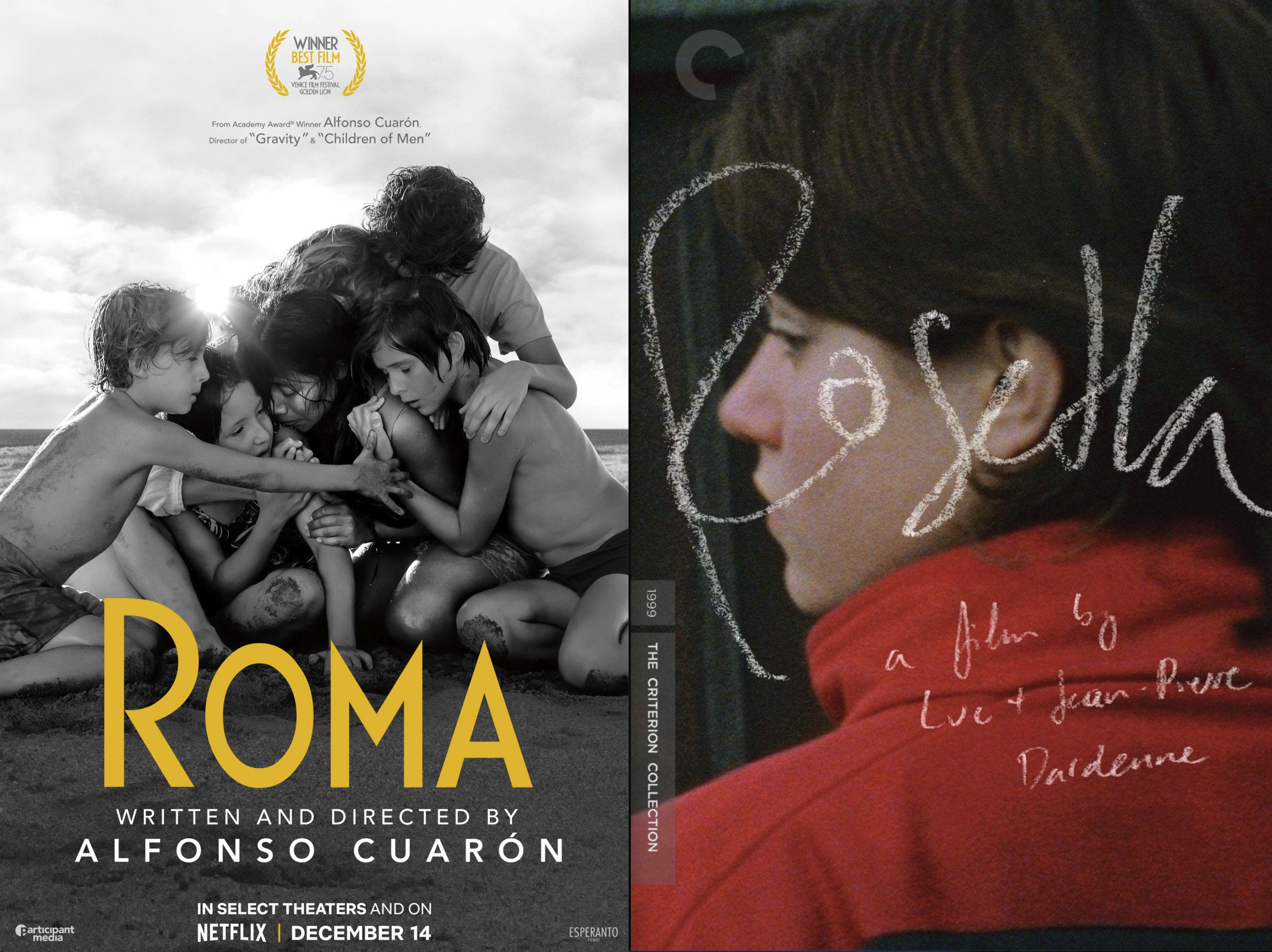 영화 포스터 로마, 로제타 사진