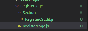changed directory