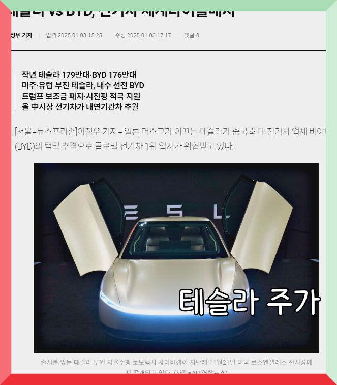 테슬라 주가 전망