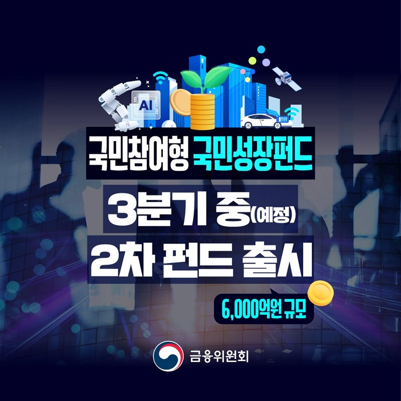 6000억 규모 국민성장펀드 2차 투자 기회