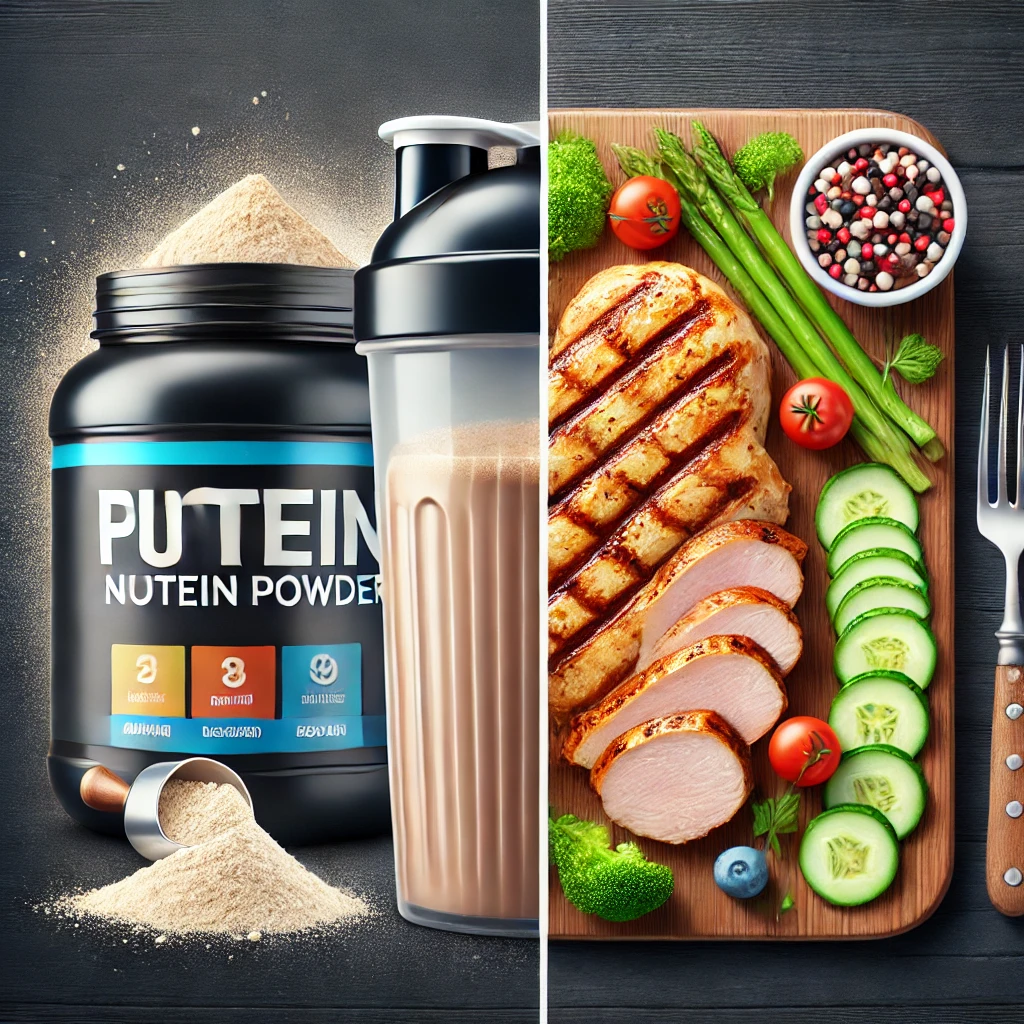단백질 파우더 vs 닭가슴살