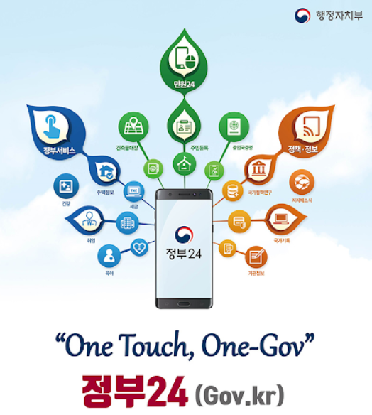정부24-홈페이지