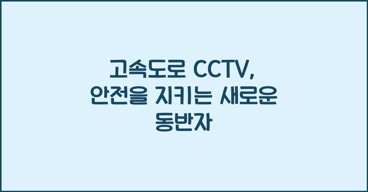 고속도로 cctv