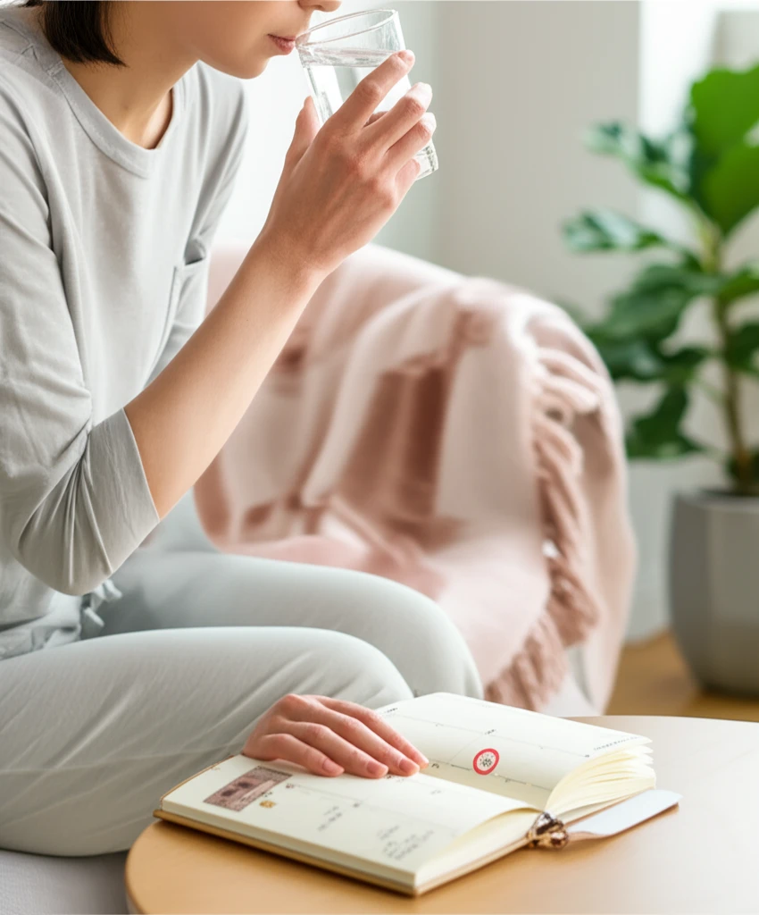 나팔관 조영술 조영제 배출 돕는 수분..