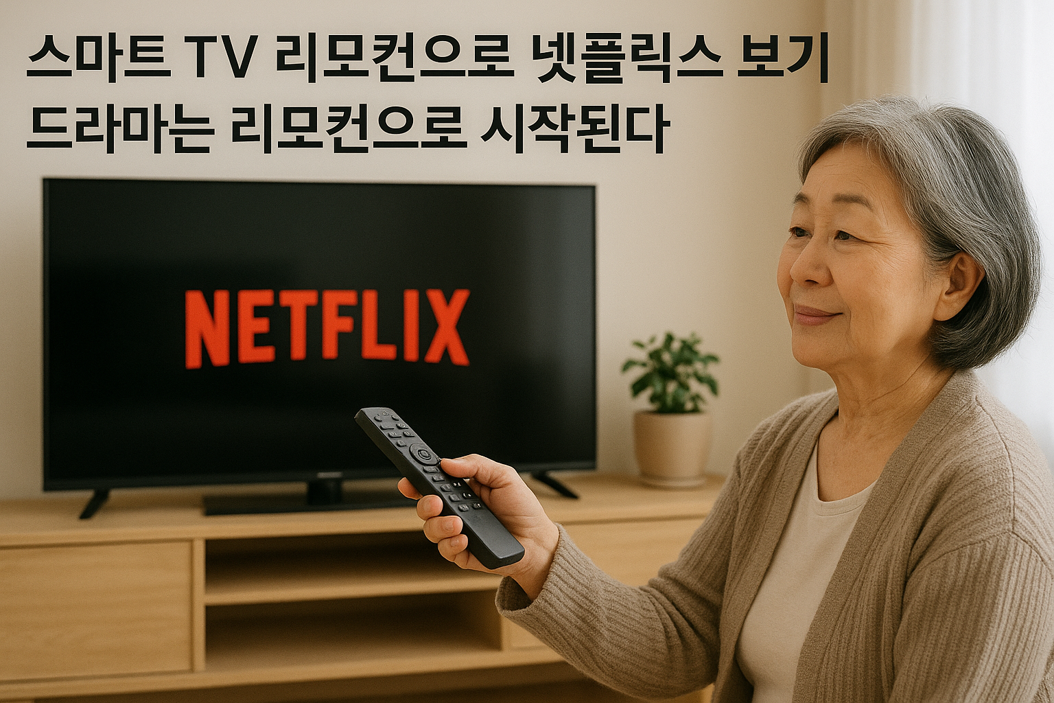 스마트 TV 리모컨으로 넷플릭스 보기 – 드라마는 리모컨으로 시작된다