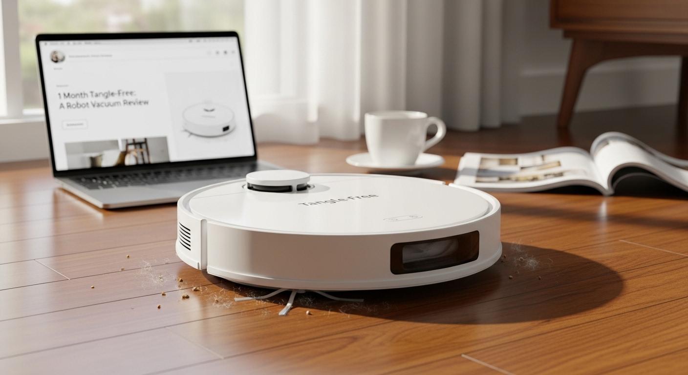 털 엉킴 로봇청소기 1달 사용 후기