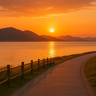 순천봄여행 일몰산책