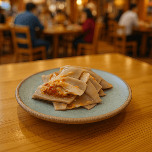 메밀 김치전