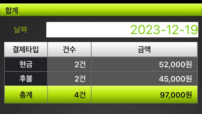 12월 19일 대리운전 부업 수익