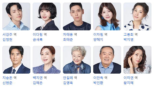다리미 패밀리 등장인물 10명 프로필 사진