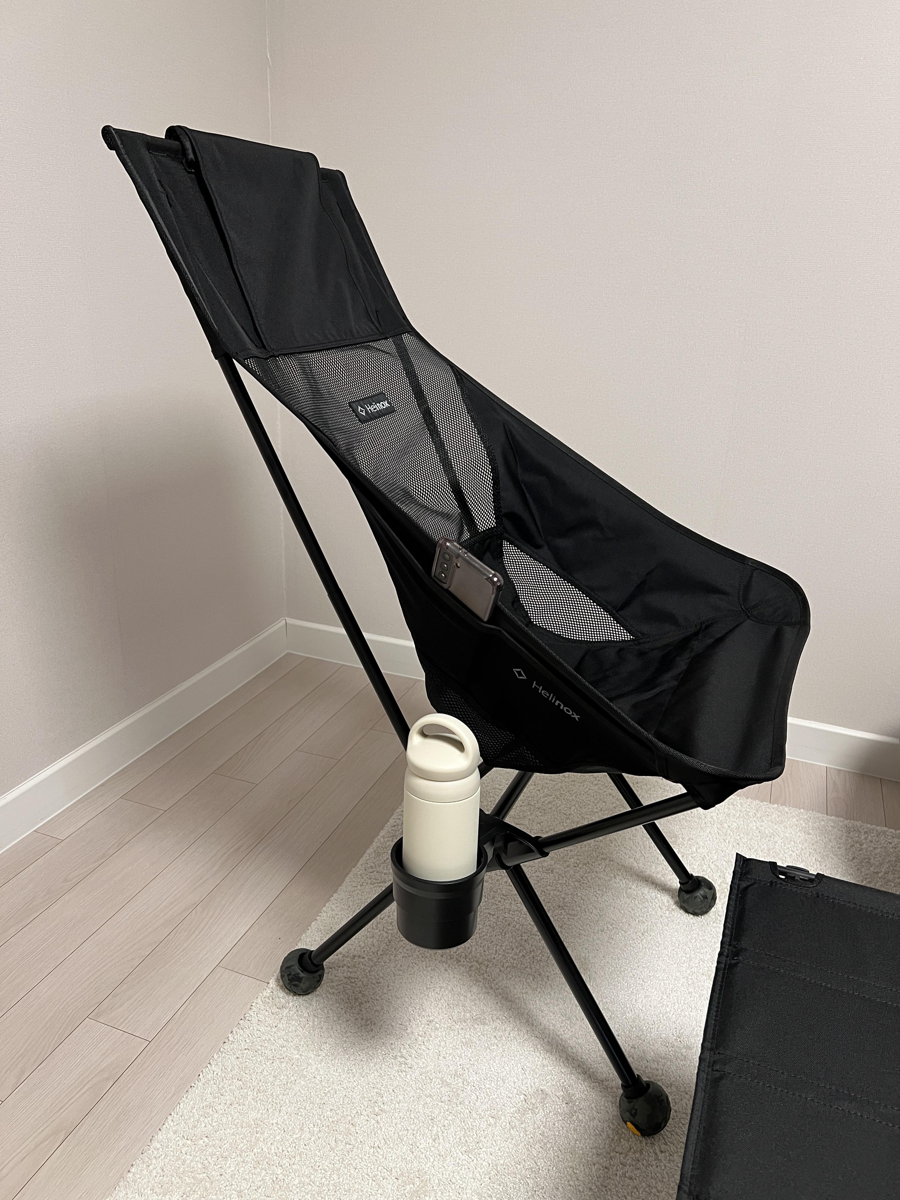 선셋 체어 컵홀더 연결 및 포켓