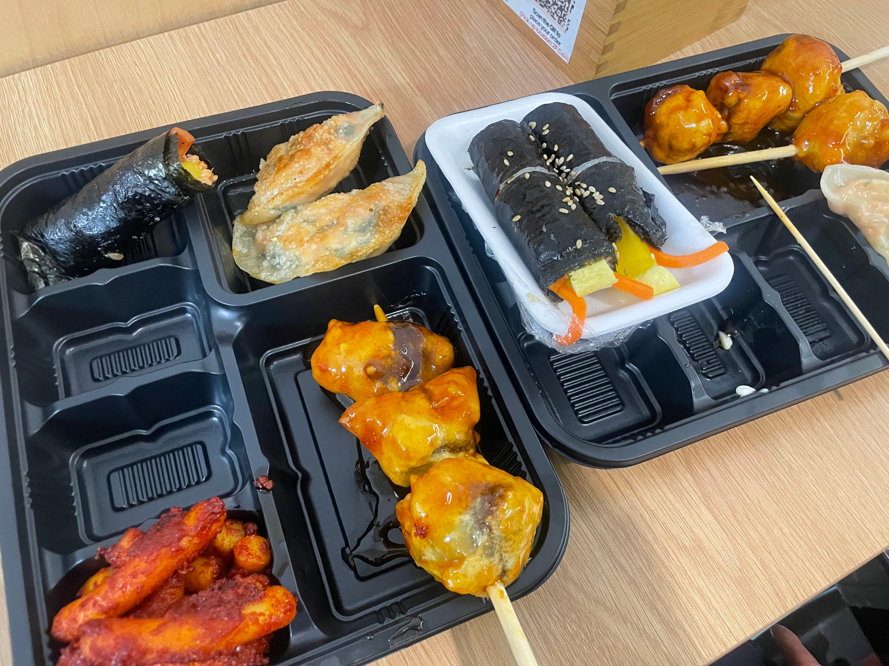 서울 통인시장 먹거리 엽전도시락