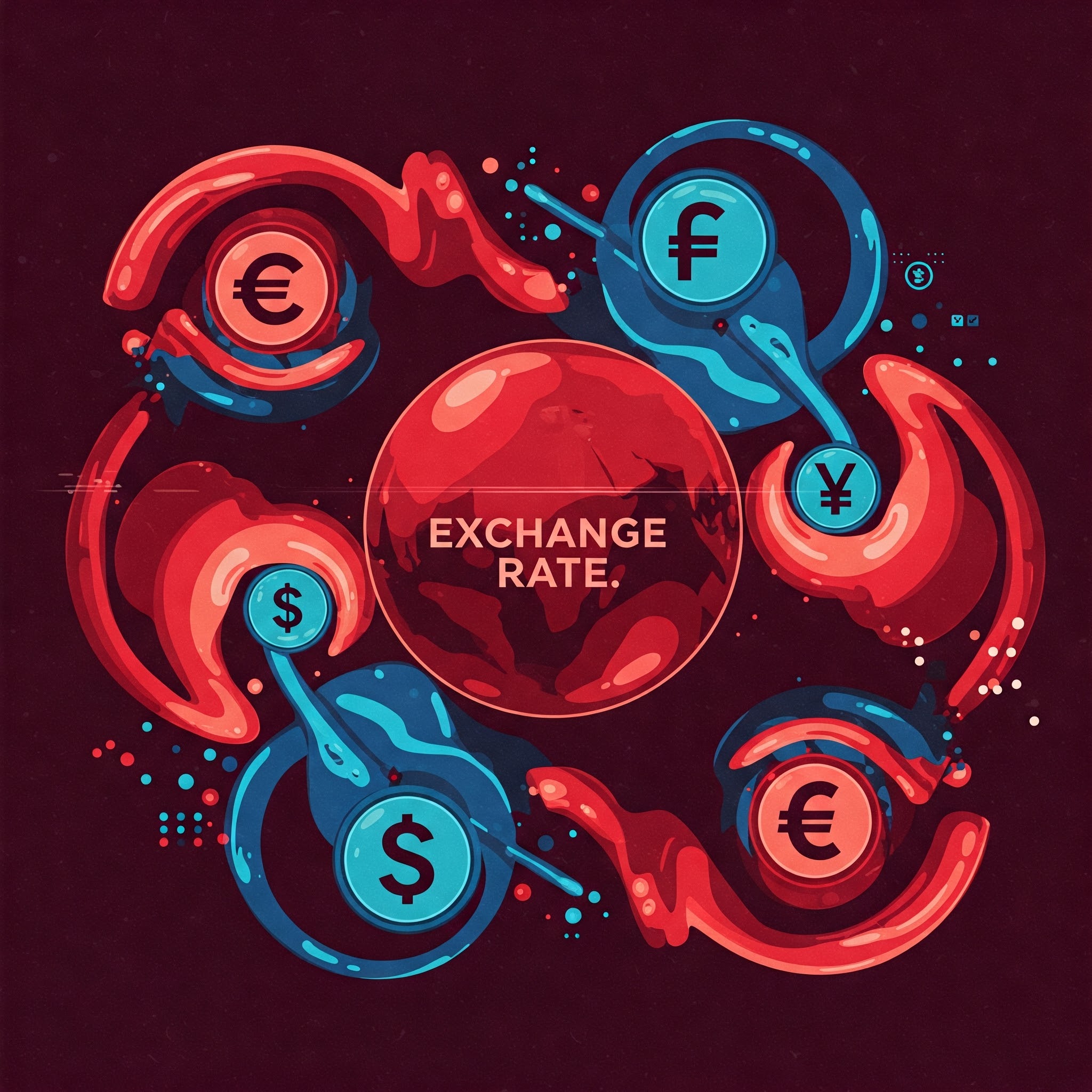 환율 변동을 이미지로 표현