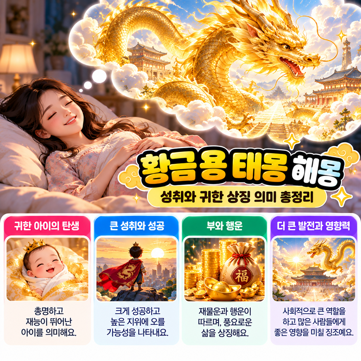 황금 용 태몽