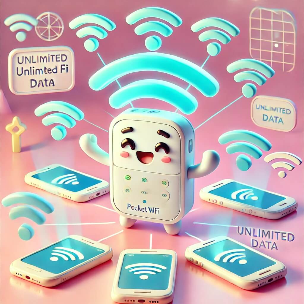 일본여행에서 포켓 와이파이 장단점