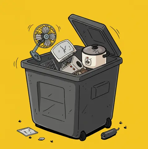 선풍기-전기밥솥-재활용-쓰레기-배출방법