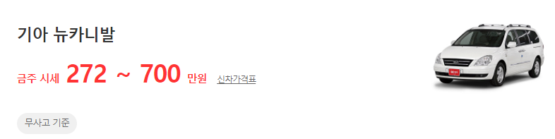 500만원이하 중고차 시세표