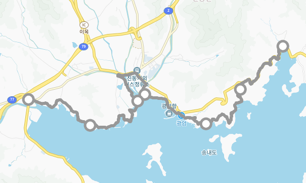 경남 창원 관광명소 가볼만한곳 둘레길 남파랑길 9, 10, 11코스
