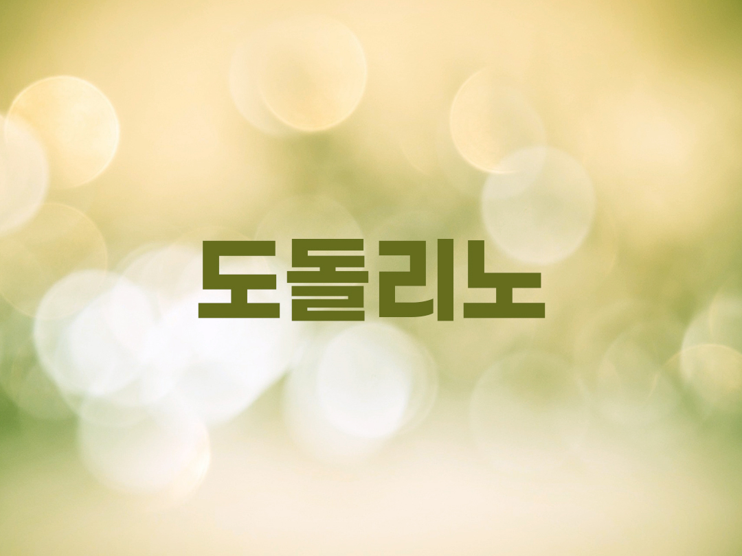 도돌리노 천주교 남자세례명