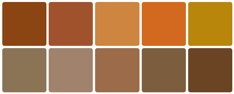 가을 딥 팔레트