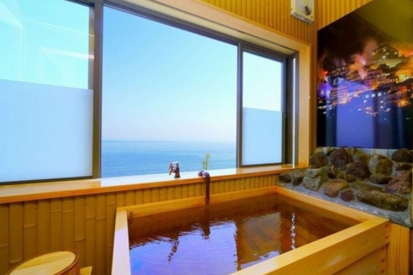 세이카이소의 오션뷰 온천