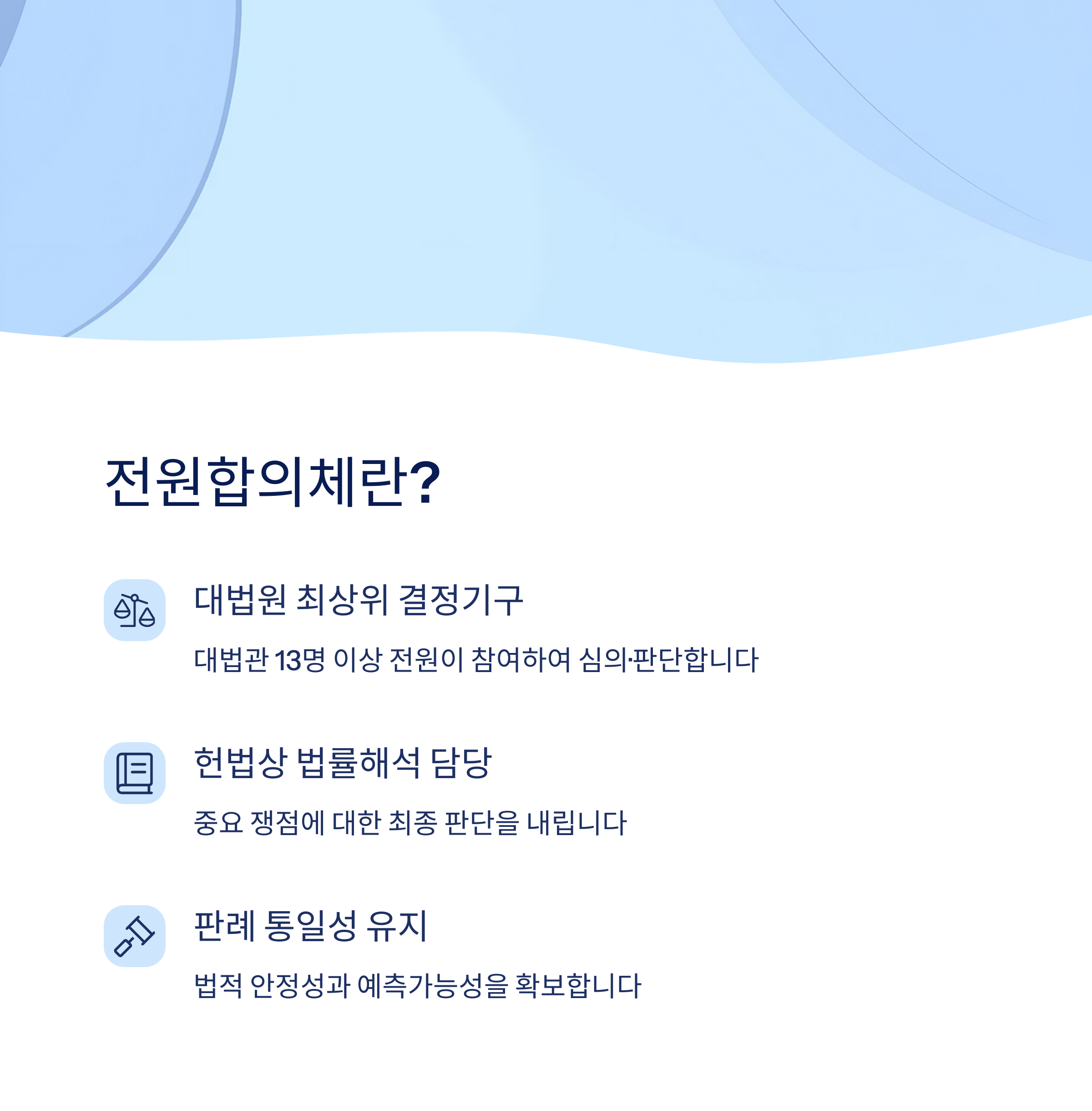 전원합의체의 정의와 역할