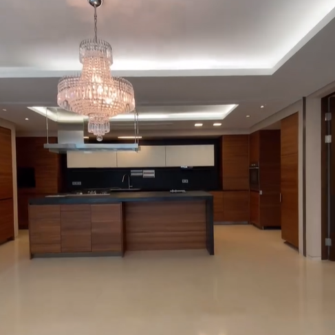 거실에서 바라보는 주방 모습