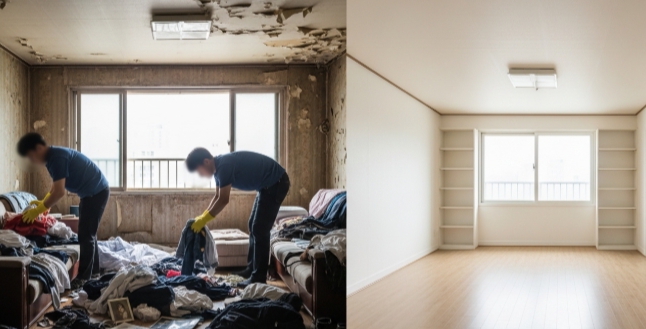 보령 고독사청소중