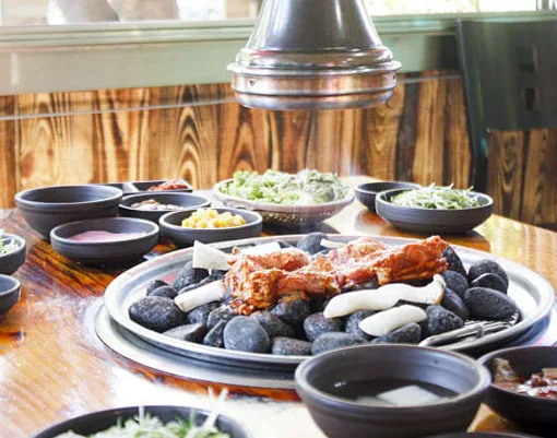 참나무숯불닭갈비 막국수