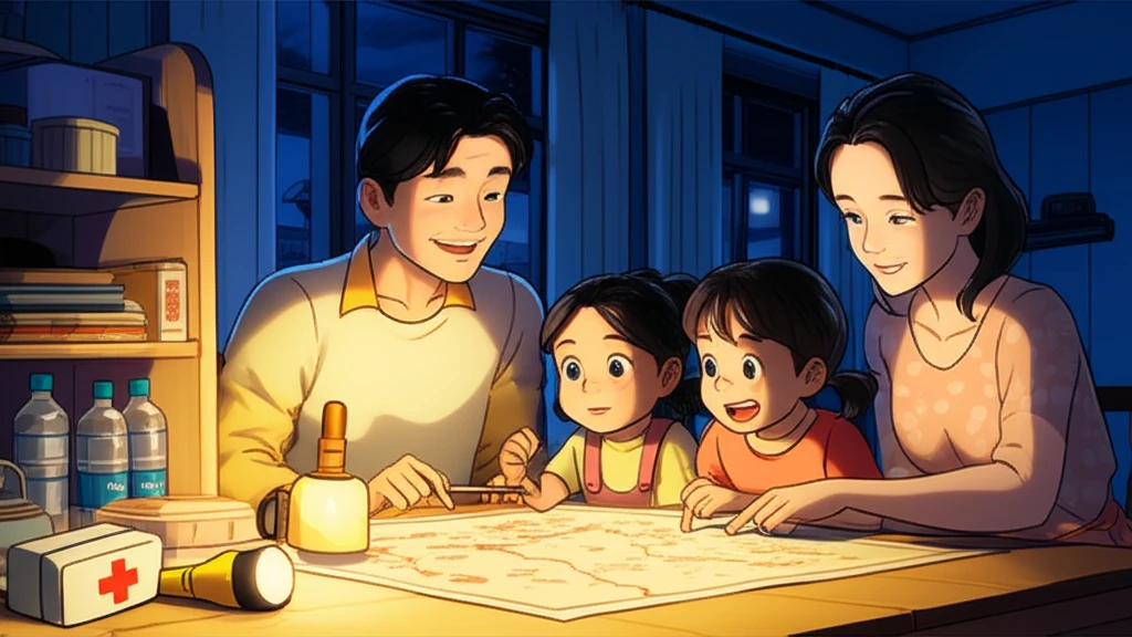 아이와 함께하는 재난 대비, 꿀팁 여..