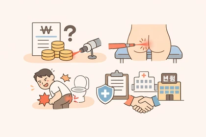 레이저 방식으로 진행되는 치질 수술 과정과 비용 차이1