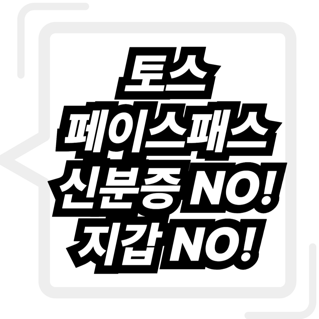 토스 페이스패스 총정리