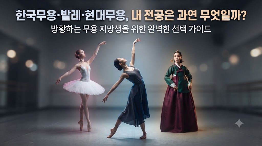 한국무용·발레·현대무용, 어떤 전공을 선택해야 할까? (feat. 내면의 목소리와 현실적 가이드)