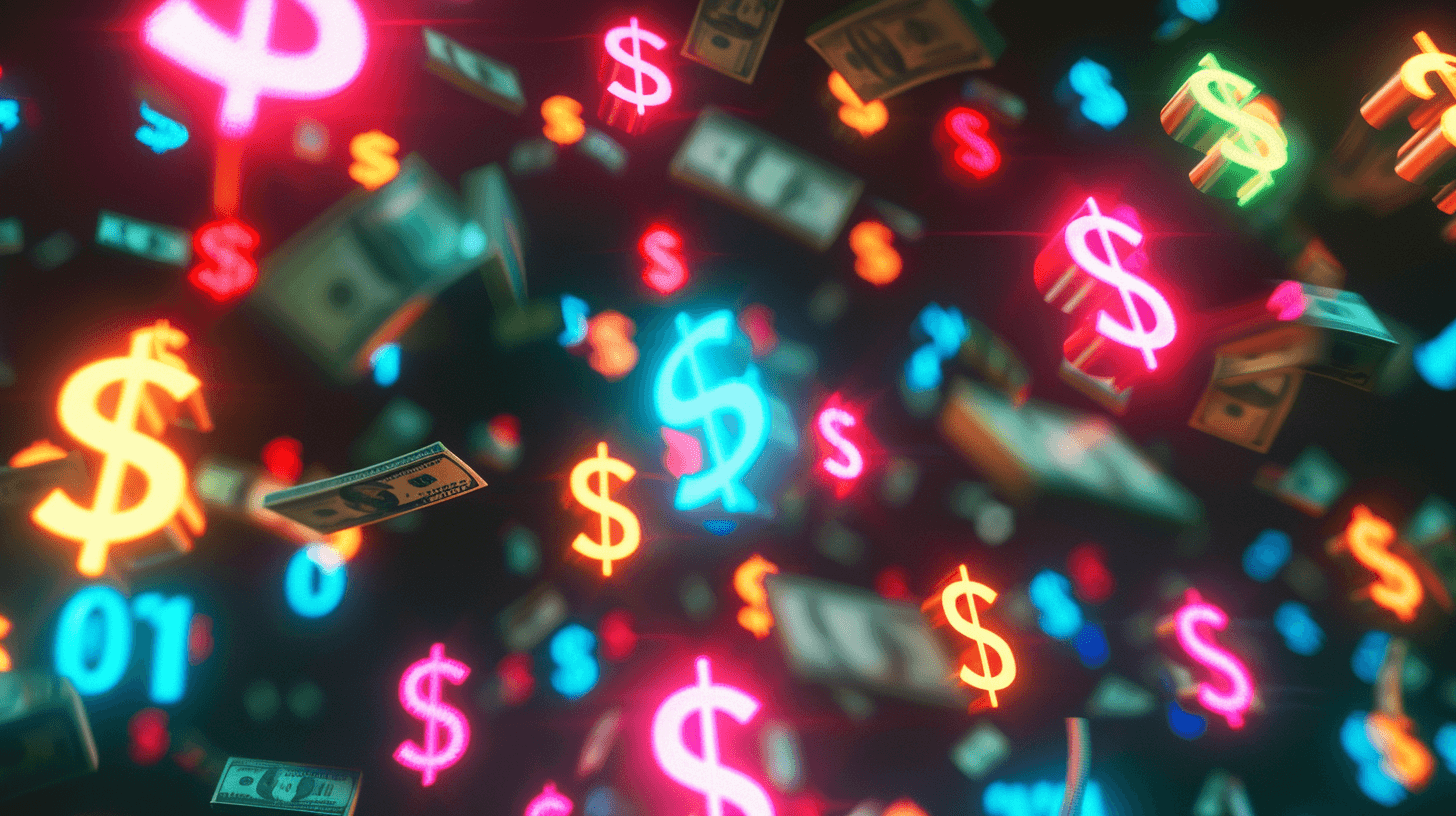 달러-네온-이미지