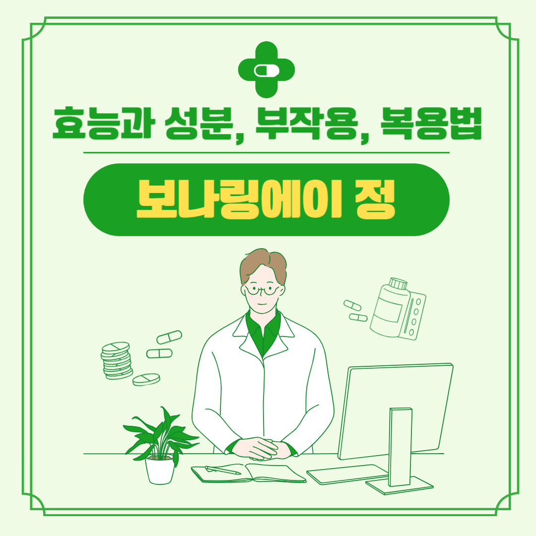 보나링에이정의-효능과성분-부작용-복용법을-말하는-로고입니다.