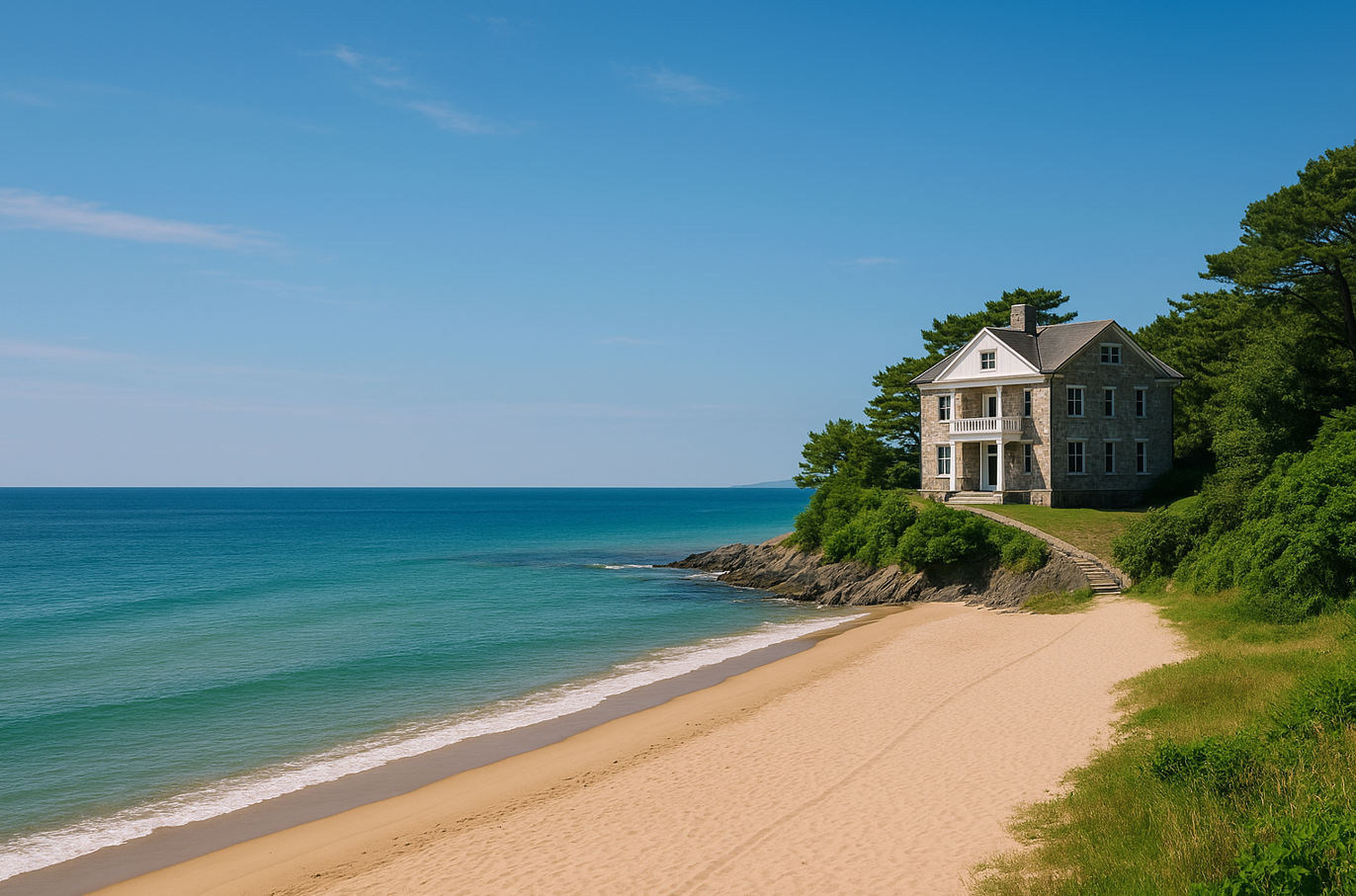 별장풍경이 나와있는 사진