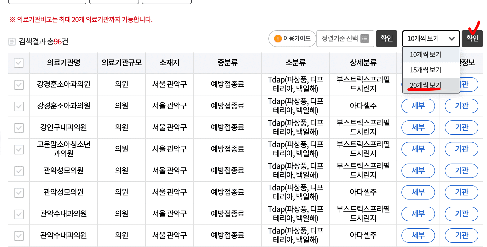 백일해 예방접종 무료 병원 가격 및 접종시기 부작용