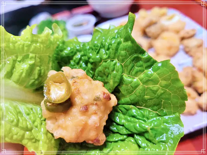 광주 1913 송정역시장 맛집 상추튀김