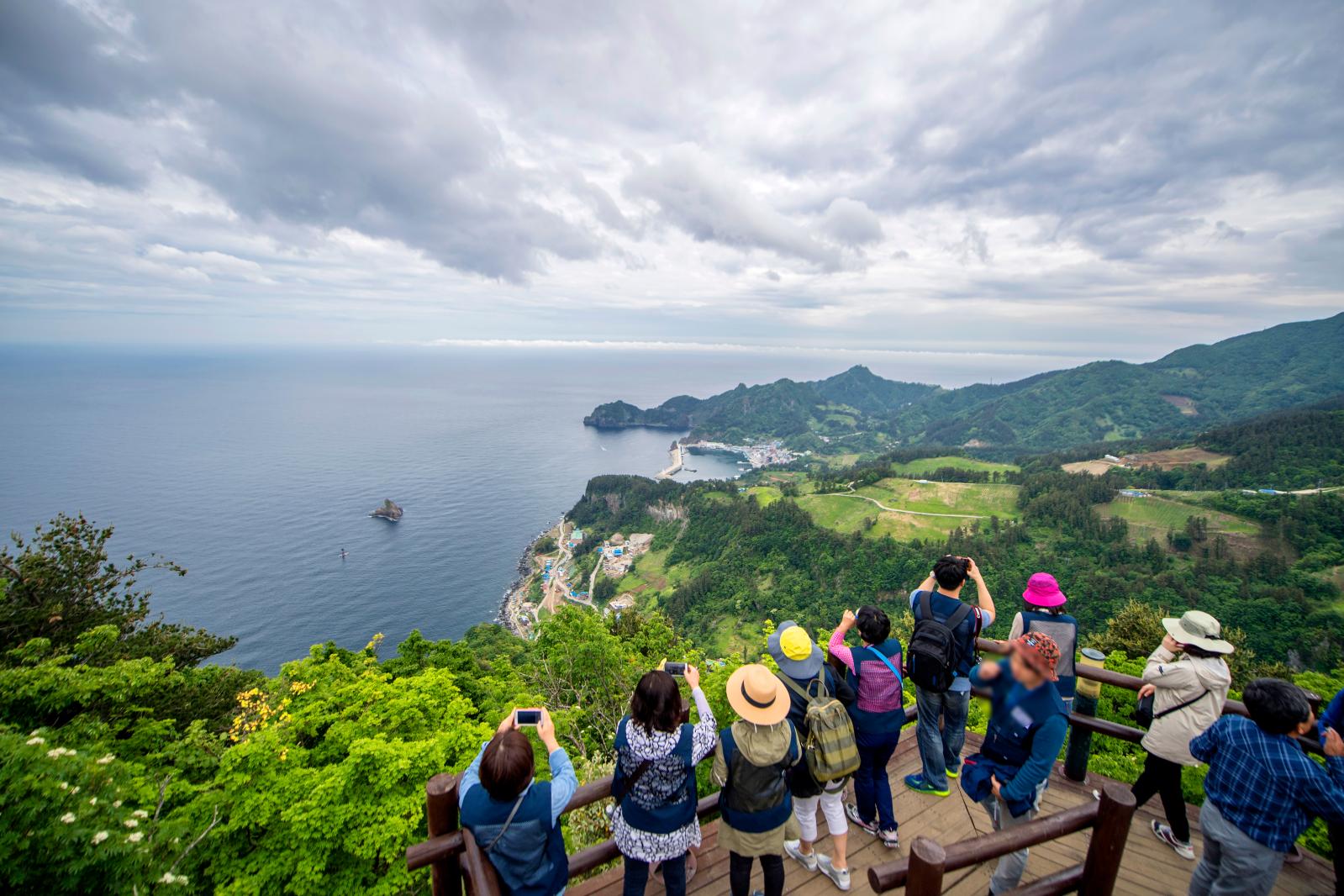 내수전 일출전망대 환상적인 일출과 독도 조망