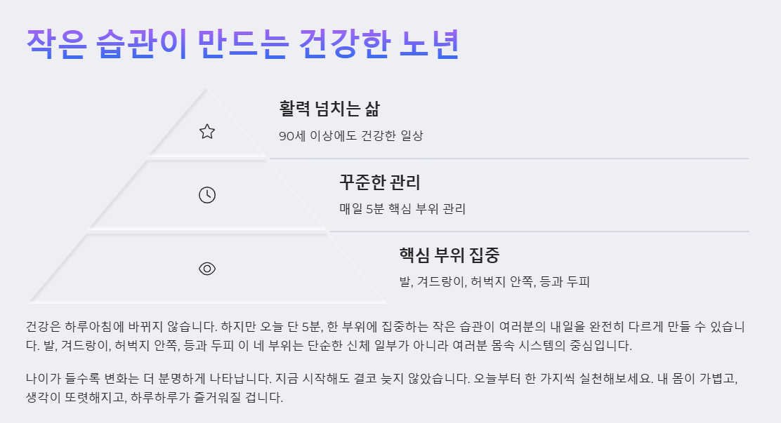 작은습관이 만드는 노년 관련 사진