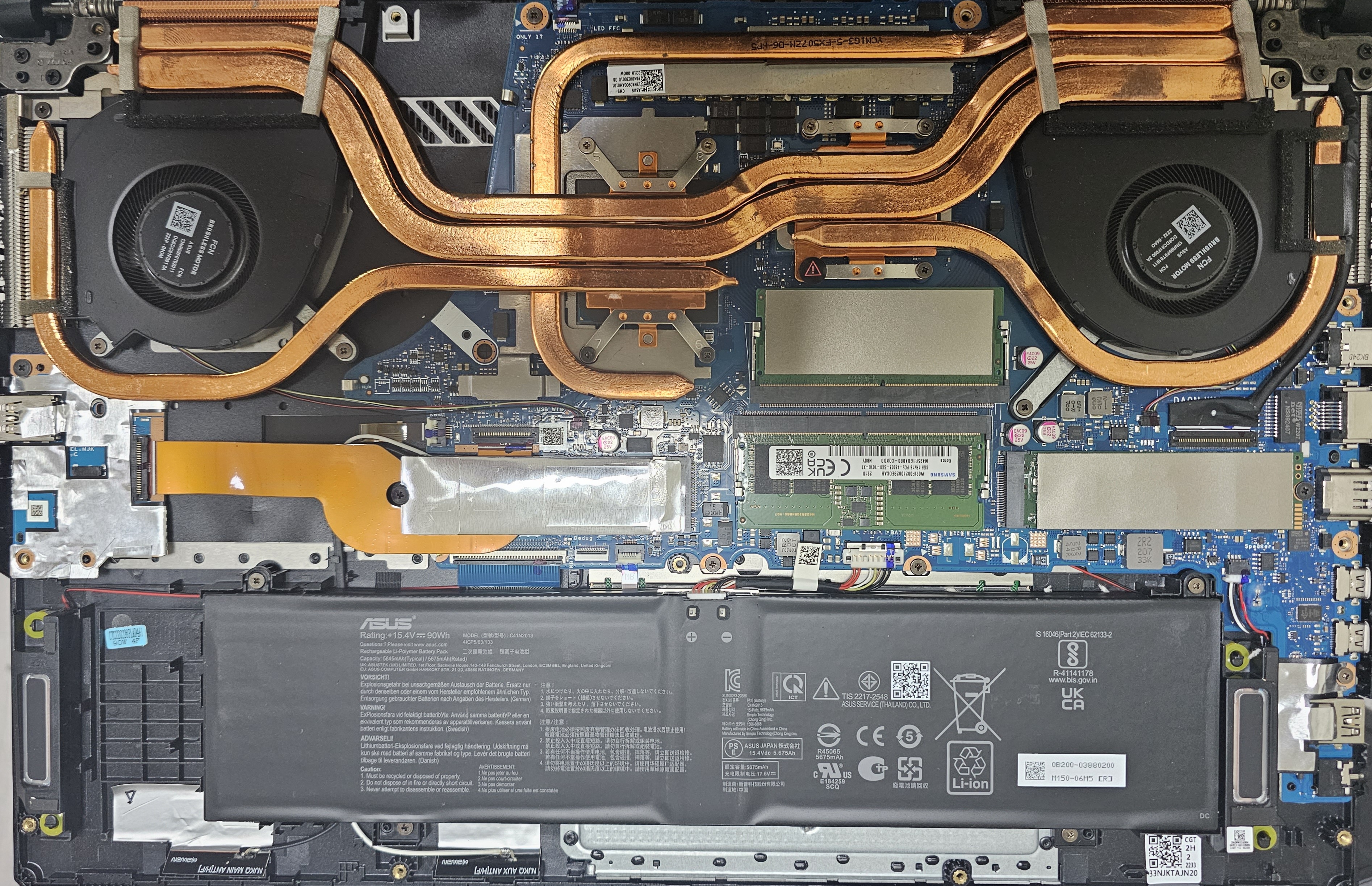 FX707ZM HX037 internal teardown