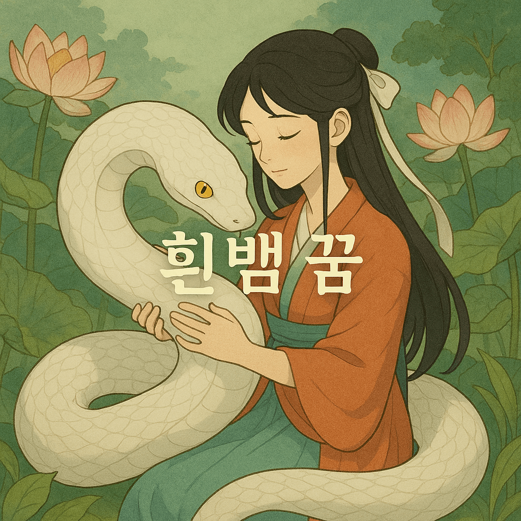 흰 뱀 꿈 해몽